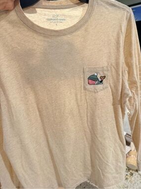 Vineyard Vines Long Sleeve Tee fall pumpkin spice latte